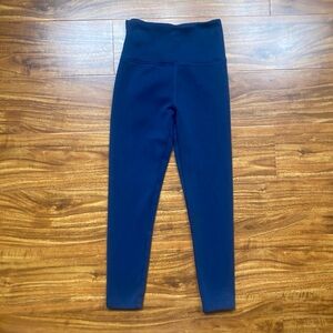 Tuff Athletics Girls Navy Blue Fleece Lined Legging Size 7/8 Casual Girlhoodcore
